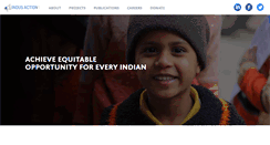 Desktop Screenshot of indusaction.org