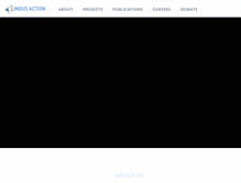 Tablet Screenshot of indusaction.org